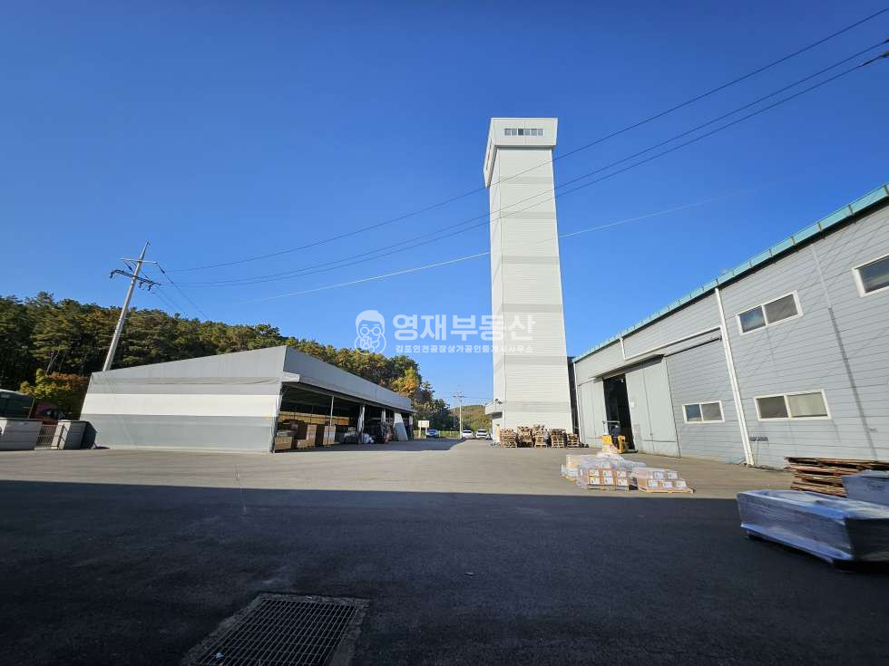 경기 김포시 통진읍 옹정리 300p 통건물 마당넓은 호이스트 단독 공장 사무실O 월세 매물번호 11184 사진 2