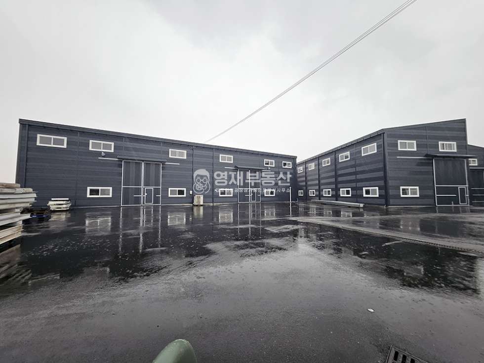 경기 김포시 통진읍 귀전리 통진IC 7km 마당넓은 신축4개동 공장 추레라OK 매매 매물번호 10688 사진 1