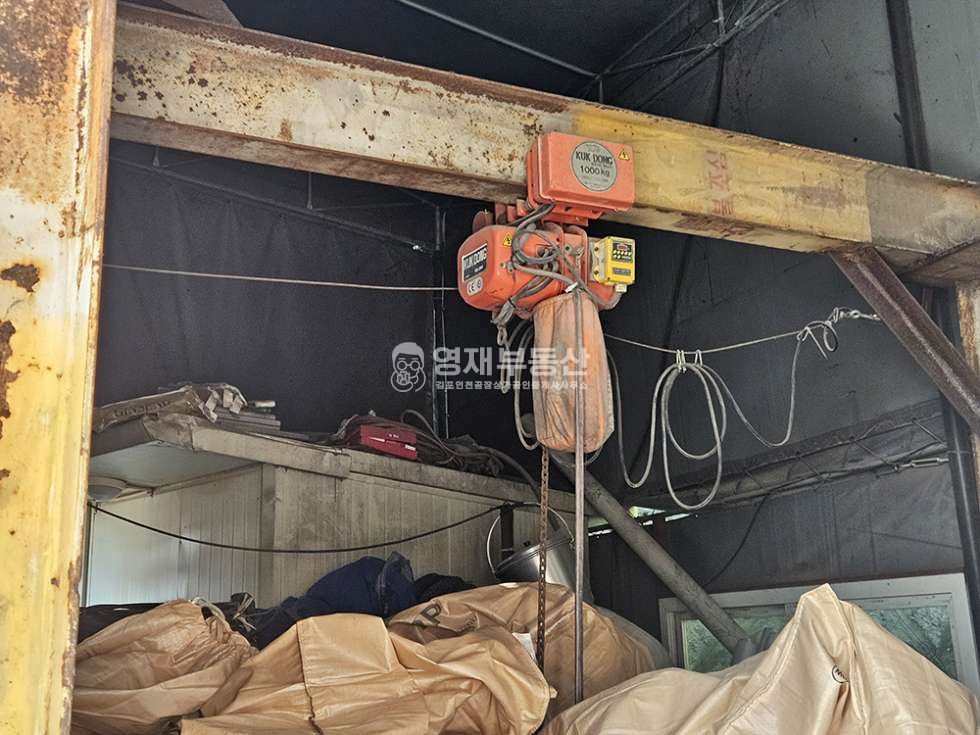 경기 김포시 대곶면 상마리 폐기물재활용업허가증 호이스트 고전력 단독공장 매매 매물번호 10630 사진 12