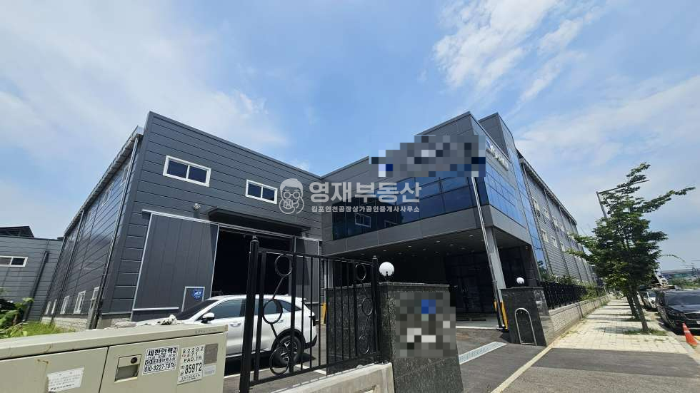 경기 김포시 양촌읍 학운리 학운산단 인기 소형공장 전용 100평 첫입주 공장임대 월세 매물번호 10818 사진 1