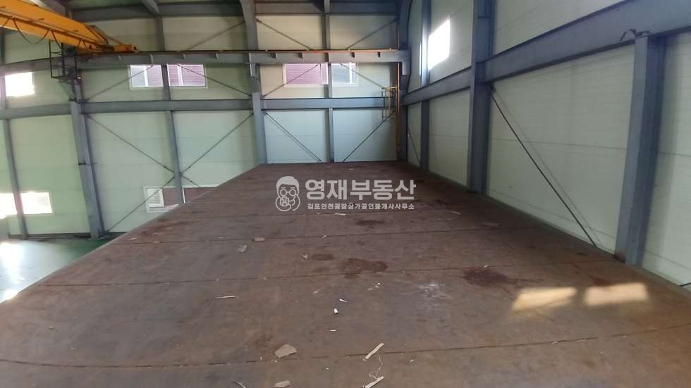 인천 검단구 오류동 검단산단 마당넓은 호이스트3톤 공장임대 월세 매물번호 10571 사진 9